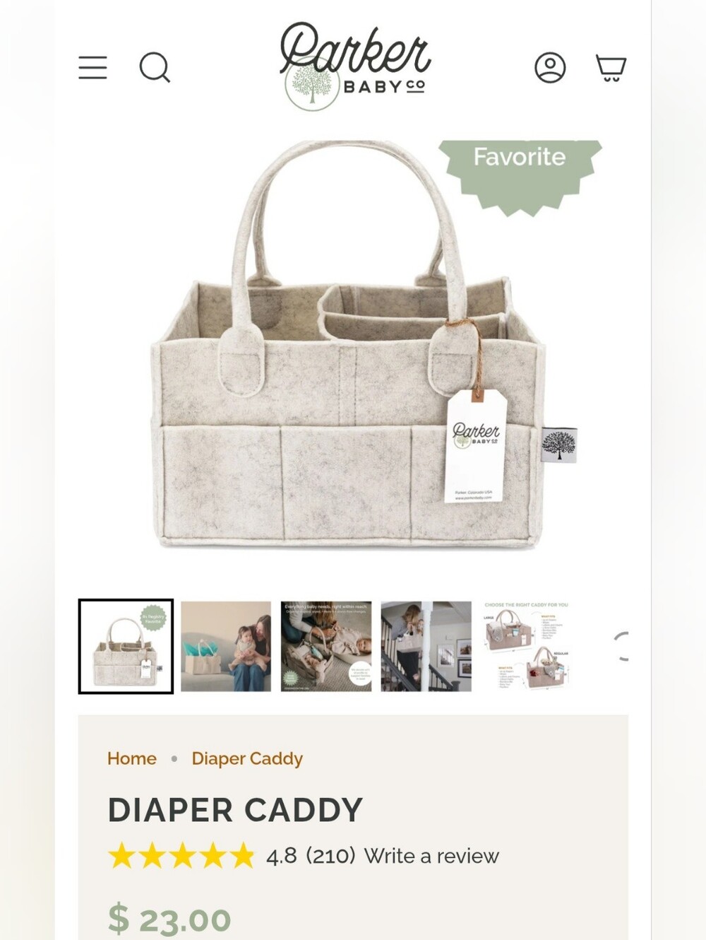 Diaper Caddy
